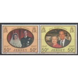 Jersey - 1997 - No 803/804 - Royauté - Principauté