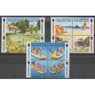 Acheter cette série de timbres de l'île de Jersey de l'année 1993 (No 594/605).