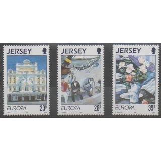 Buy this set of stamps of Jersey of the year 1993 (Nb 606/608).