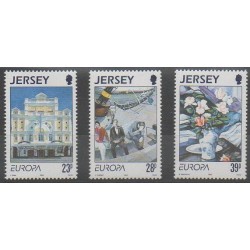 Jersey - 1993 - Nb 606/608 - Art - Europa