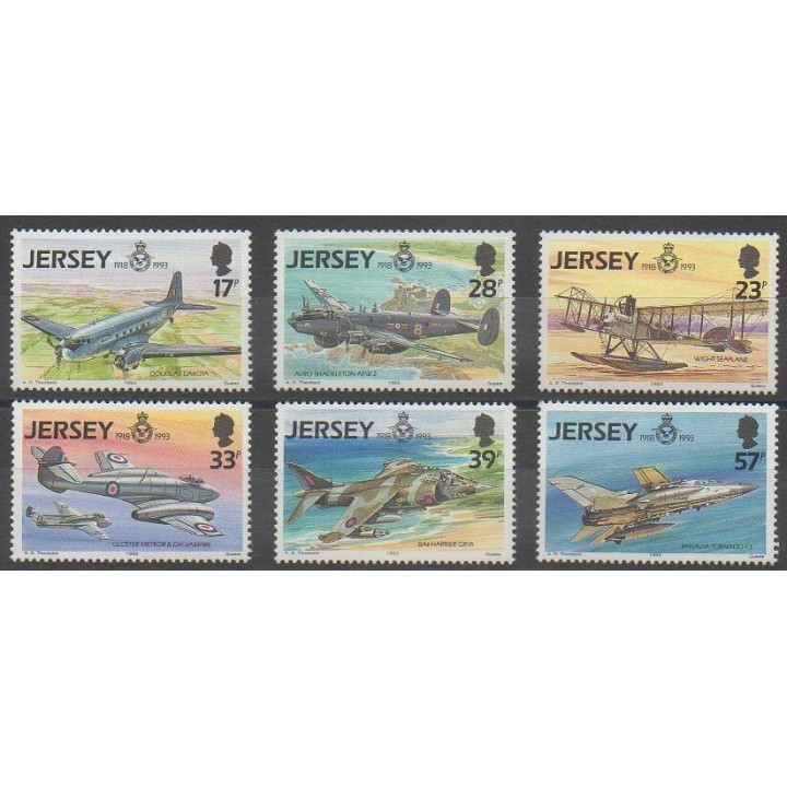Buy this set of stamps of Jersey of the year 1993 (Nb 609/614).