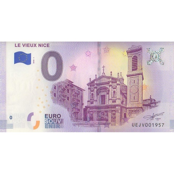 Euro banknote memory - 2018 - Le Vieux Nice - (Alpes-Maritimes)