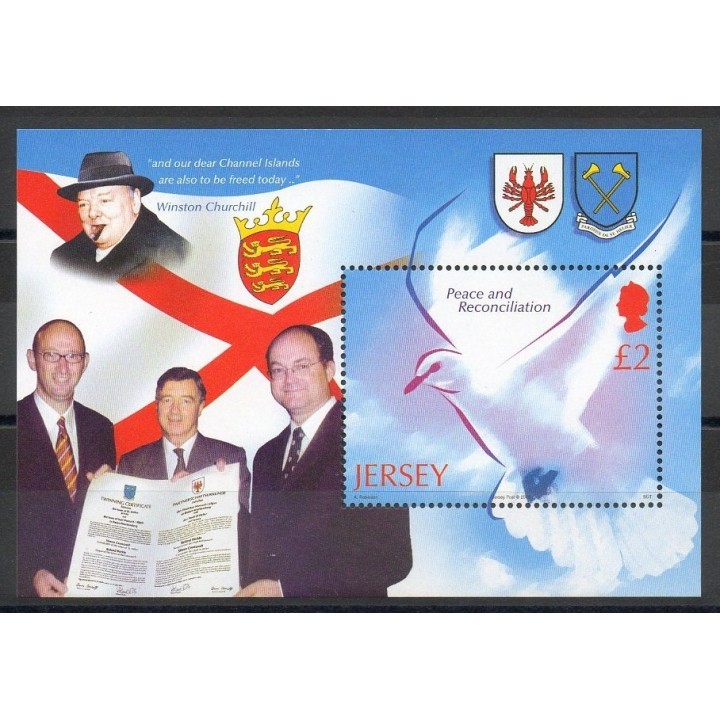 Timbres - Thème Seconde Guerre mondiale - Jersey - 2005- No BF 61