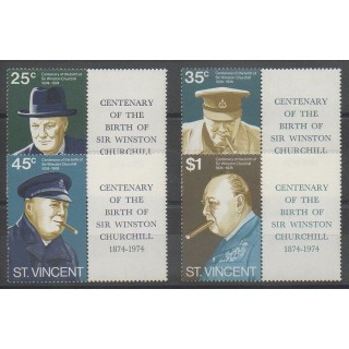 Buy this set of stamps of Saint Vincent of the year 1974 (Nb 368/371).