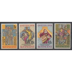 Saint Vincent - 1974 - Nb 349/352 - Easter