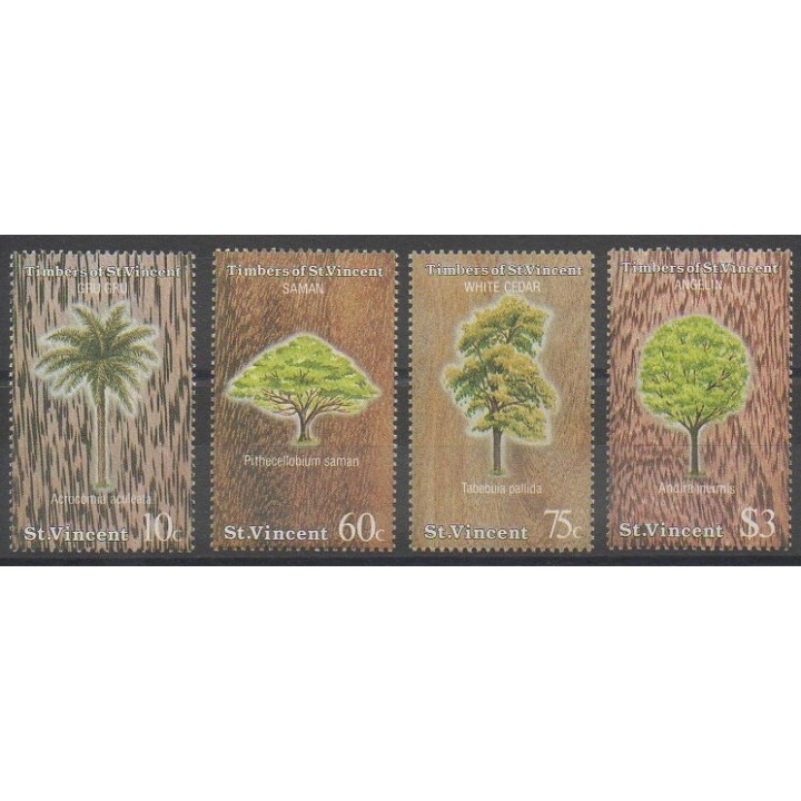 Acheter cette série de timbres de Saint-Vincent de l'année 1986 (No 949/952).