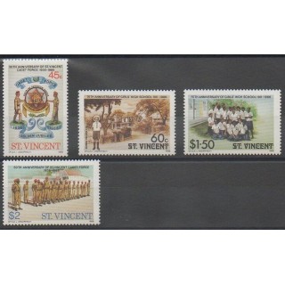 Buy this set of stamps of Saint Vincent of the year 1986 (Nb 953/956).