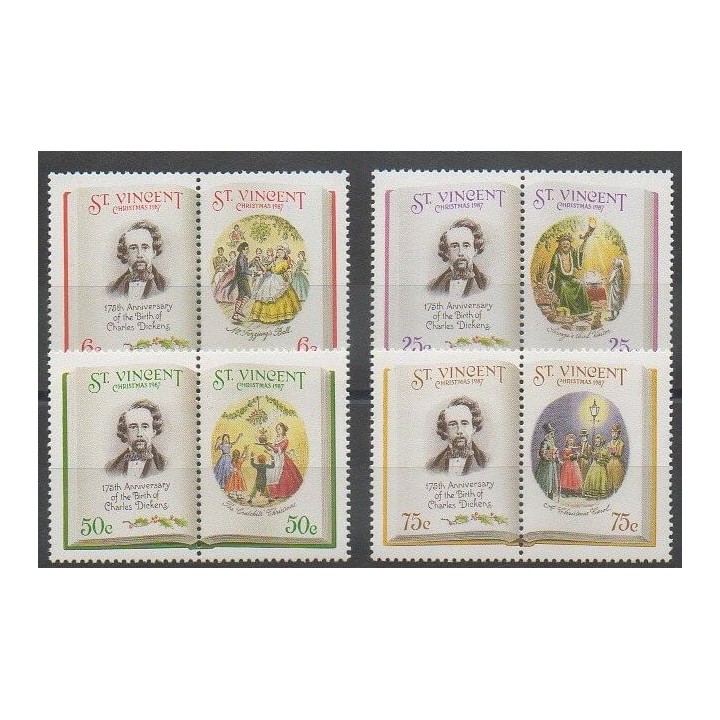 Acheter cette série de timbres de Saint-Vincent de l'année 1987 (No 1028/1035).