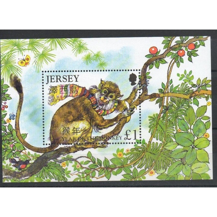 Timbres - Thème horoscope - Jersey - 2004- No BF 52