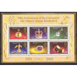 Timbres - Thème royauté - Jersey - 2003- No BF 48