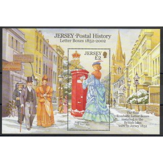 Timbres - Thème histoire divers - Jersey - 2002- No BF 44