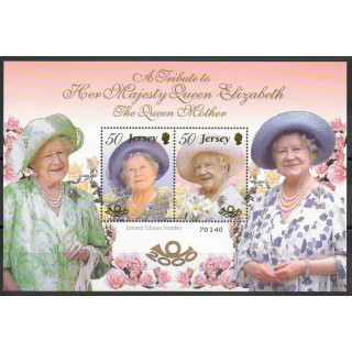 Timbres - Thème royauté - Jersey - 2000- No BF 32