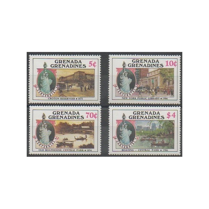 Buy this set of stamps of Grenadines of the year 1986 (Nb 642/645).