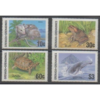 Acheter cette série de timbres de Grenadines de l'année 1986 (No 678/681).