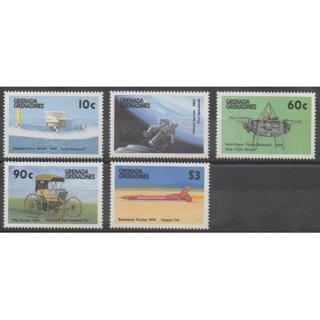 Grenadines - 1987 - No 748/752 - Transports