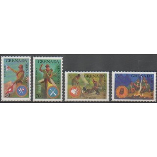 Acheter cette série de timbres de Grenadines de l'année 1988 (No 822/825).
