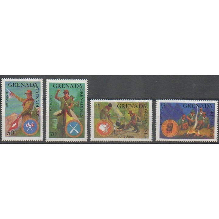 Acheter cette série de timbres de Grenadines de l'année 1988 (No 822/825).