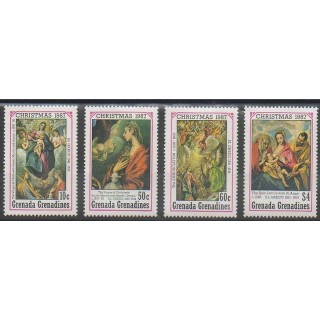 Acheter cette série de timbres de Grenadines de l'année 1987 (No 805/808).