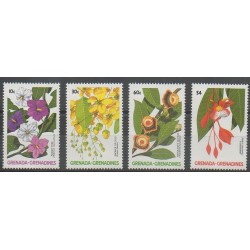 Grenadines - 1988 - Nb 928/931 - Flowers
