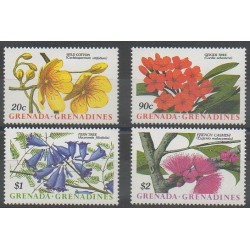 Grenadines - 1988 - No 942/945 - Fleurs