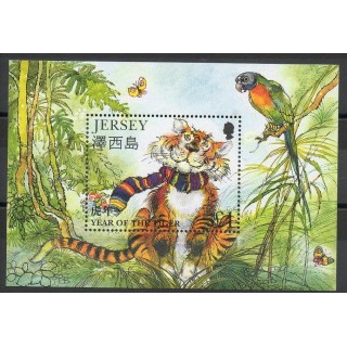Timbres - Thème horoscope - Jersey - 1998- No BF 20