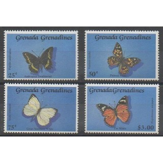 Acheter cette série de timbres de Grenadines de l'année 1989 (No 1038/1041).