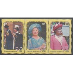 Grenadines - 1990 - No 1121/1123 - Royauté - Principauté