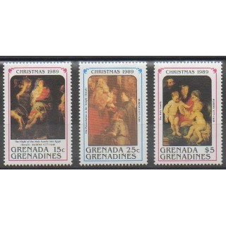 Buy this set of stamps of Grenadines of the year 1989 (Nb 1076/1078).
