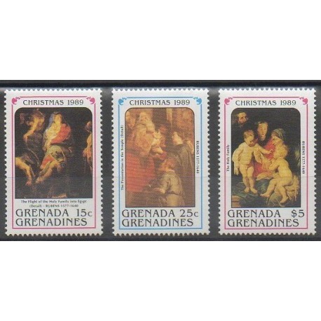 Grenadines - 1989 - Nb 1076/1078 - Christmas