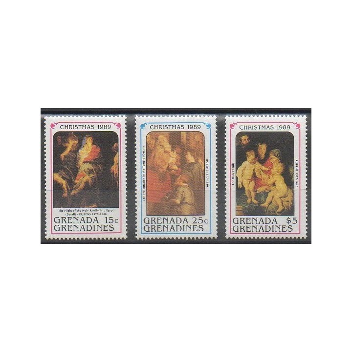 Buy this set of stamps of Grenadines of the year 1989 (Nb 1076/1078).