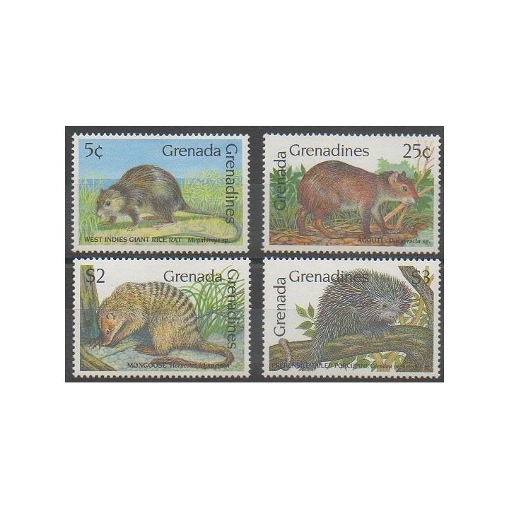 Buy this set of stamps of Grenadines of the year 1990 (Nb 1095/1098).