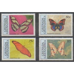 Grenadines - 1991 - No 1237/1240 - Insectes