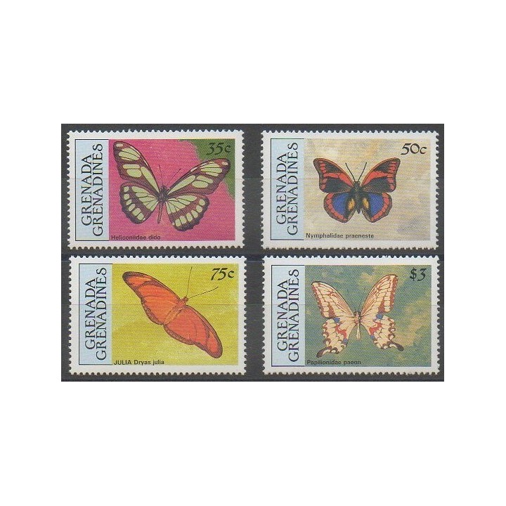 Acheter cette série de timbres de Grenadines de l'année 1991 (No 1237/1240).