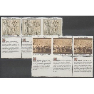Acheter cette série de timbres des Nations Unies (bureau de New-York) de l'année 1990 (No 578/583).