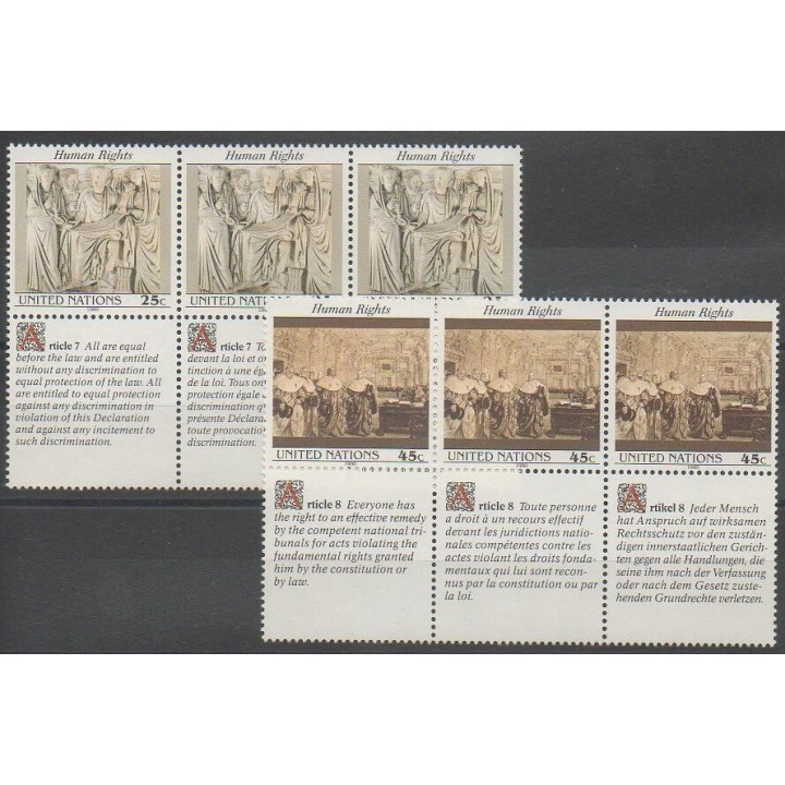 Buy this set of stamps of United Nations (UN - New York) of the year 1990 (Nb 578/583).