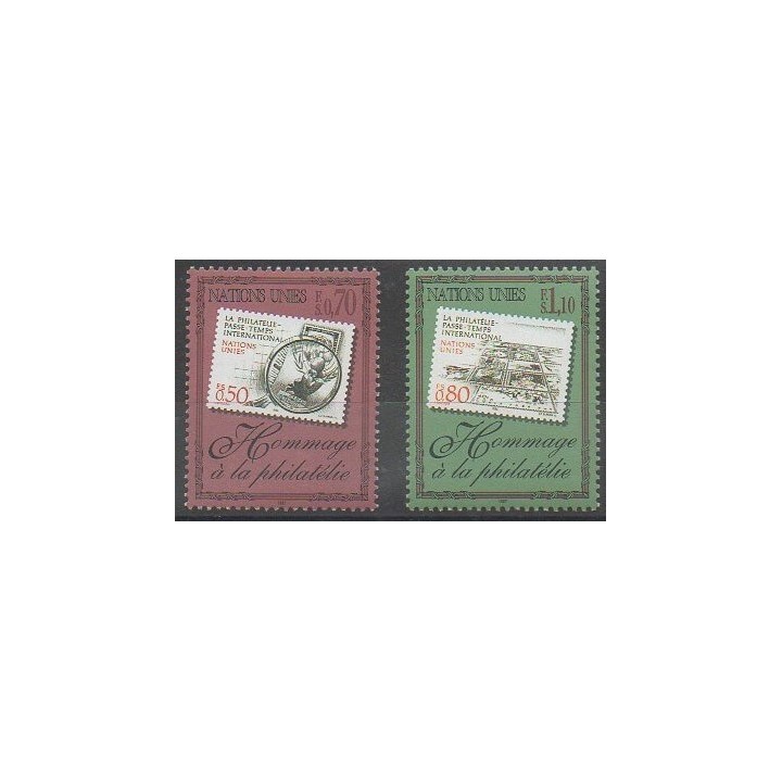 Acheter cette série de timbres des Nations Unies (ONU - Genève)  de l'année 1997 (No 338/339).