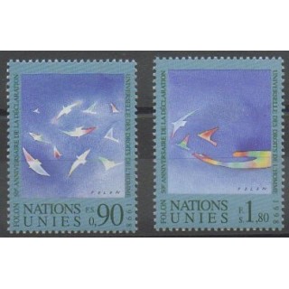 Acheter cette série de timbres des Nations Unies (ONU - Genève)  de l'année 1998 (No 368/369).