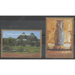 United Nations (UN - Geneva) - 1998 - Nb 370/371 - Castles