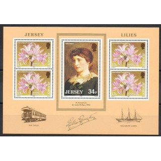 Timbres - Thème peinture - Jersey - 1986- No BF 4