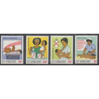 Buy this set of stamps of Saint Vincent of the year 1987 (Nb 983/986).