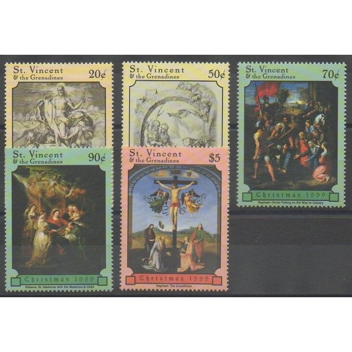 Buy this set of stamps of Saint Vincent of the year 1999 (Nb 3781/3785).