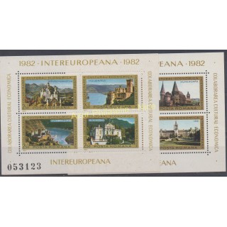 Timbres - Thème monuments - Roumanie - 1982 - No BF 153 - BF 154