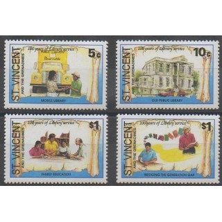 Acheter cette série de timbres de Saint-Vincent de l'année 1993 (No 1996/1999).