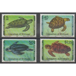 Saint-Vincent (Iles Grenadines) - 1978 - No 146/149 - Reptiles