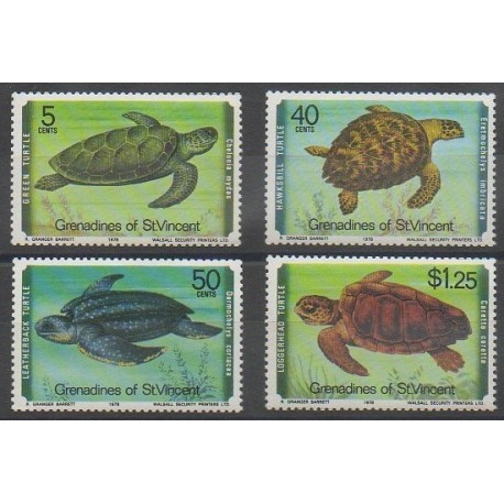 Saint Vincent (Grenadines) - 1978 - Nb 146/149 - Reptils
