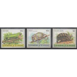 Saint Vincent (Grenadines) - 1979 - Nb 159/161 - Reptils