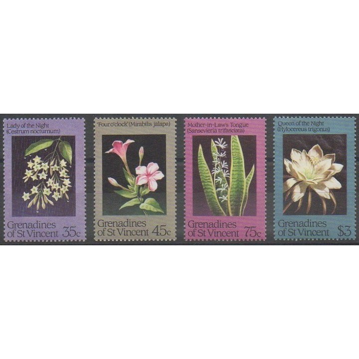 Buy this set of stamps of Saint Vincent (Grenadines) of the year 1984 (Nb 351/354).