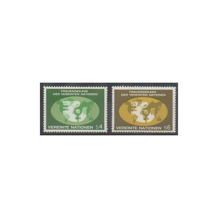 Buy this set of stamps of United Nations (UN - Vienna) of the year 1980 (Nb 9/10).