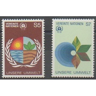 Acheter cette série de timbres des Nations Unies (ONU - Vienne) de l'année 1982 (No 24/25).
