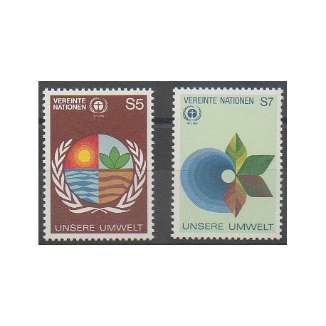 United Nations (UN - Vienna) - 1982 - Nb 24/25